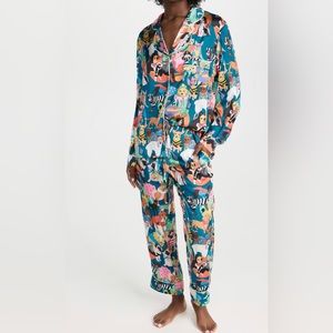 Karen Mabon Fancy Dress Dogs Long Pajama Set Size M